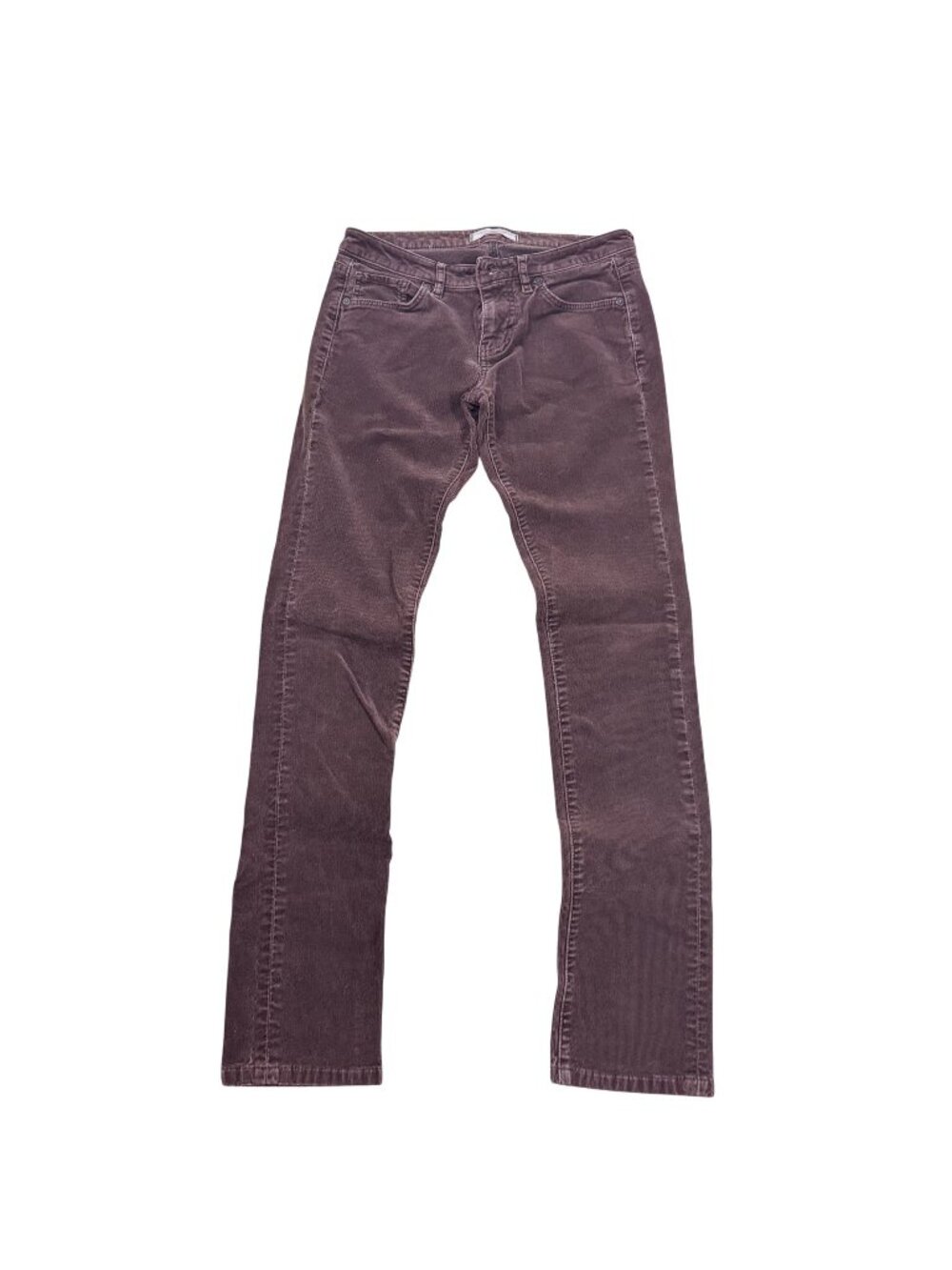 UNIQLO Women's Brown Stretch Corduroy Straight Leg Pants Size 26
